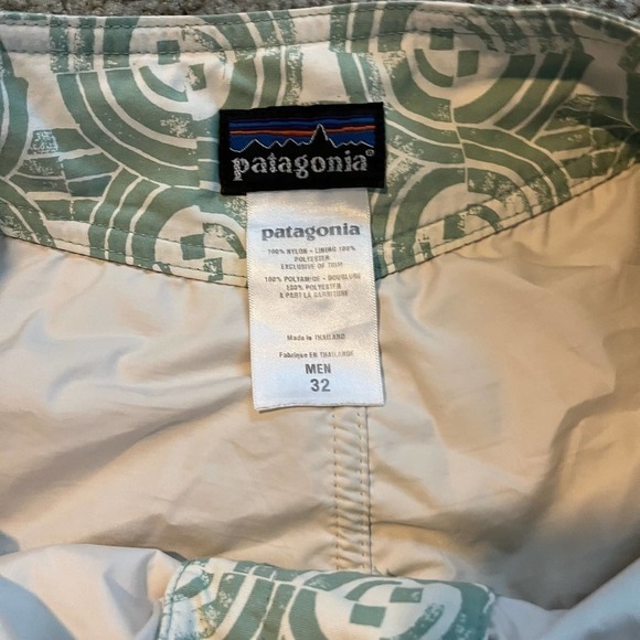 Patagonia paddler board shorts deco blox green men’s size 32 - Picture 3 of 9